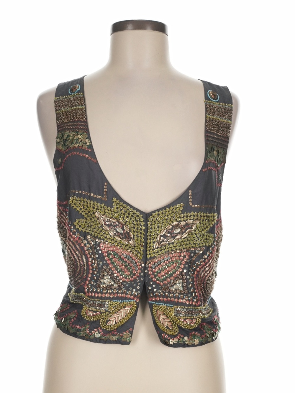 Sita murt silk beaded heavy vest